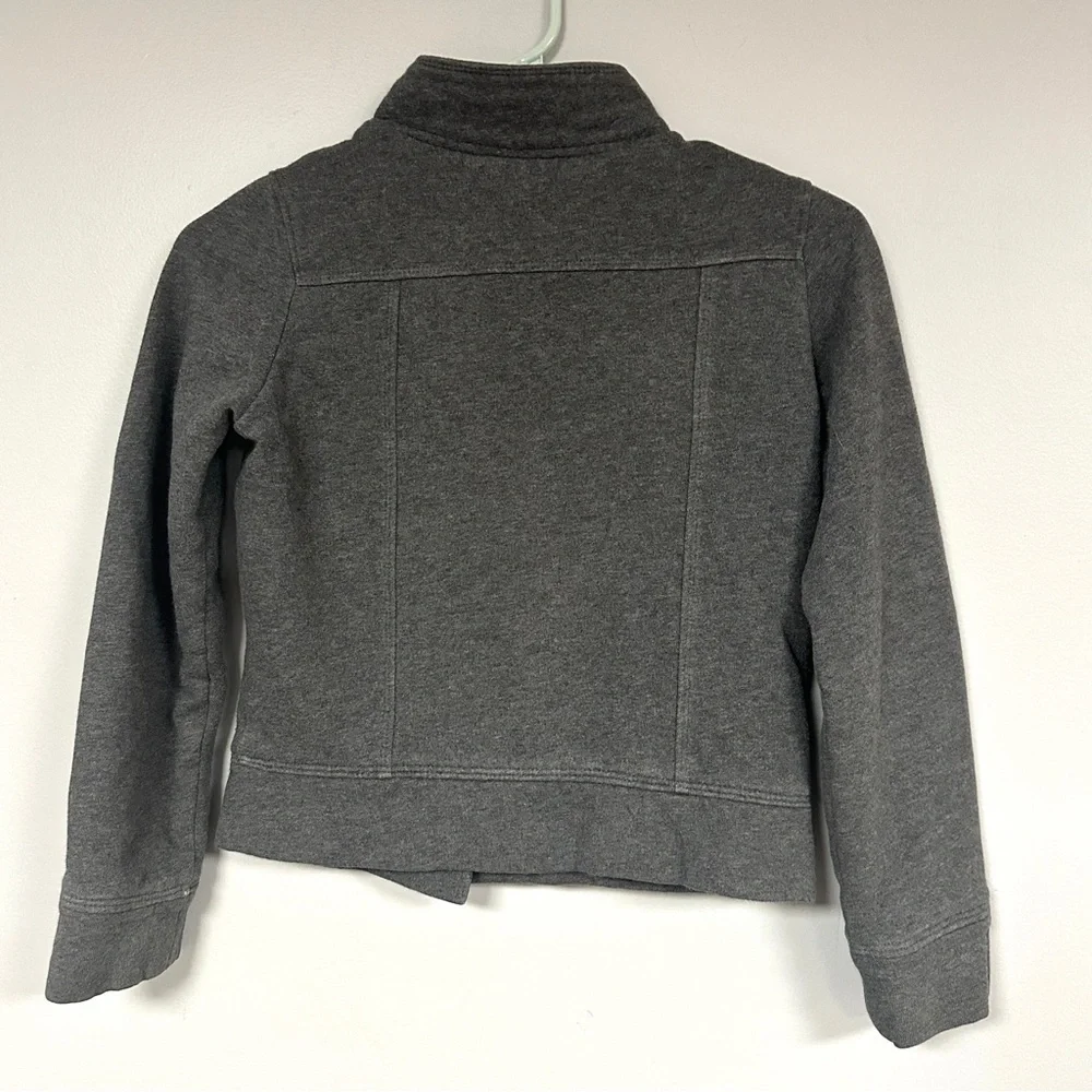 GAP Gray Kids Pea / Circus Master Jacket with Black Accents & Silver Buttons, 10